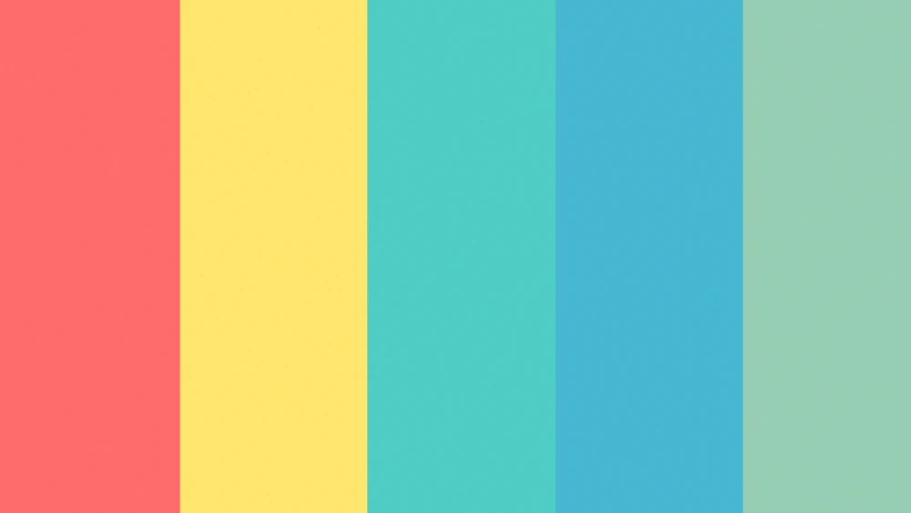 Les 7 harmonies de couleurs; roue chromatique et palettes